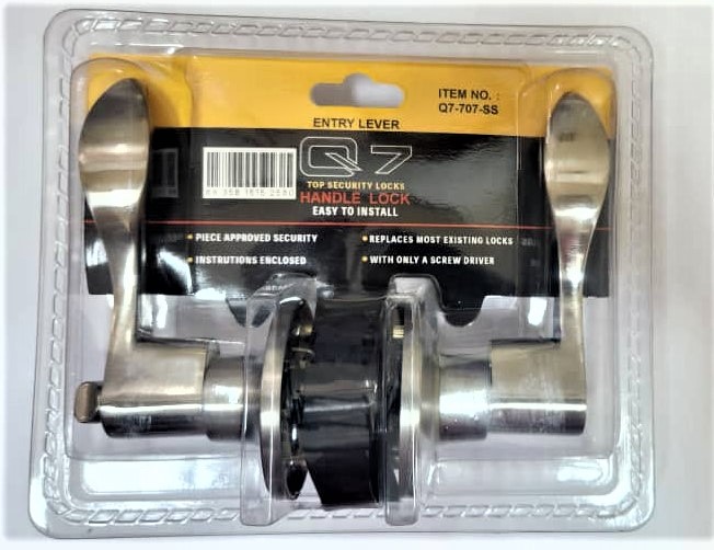 CERRADURA MANIJA P/PUERTA CHROMADA-Q7