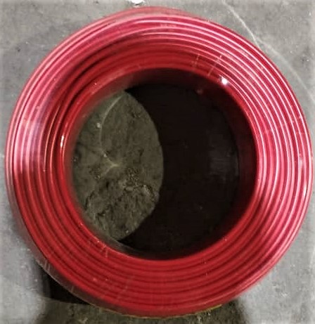 ROLLO DE CABLE ELECTRICO INDIVIDUAL ROJO #10 X 328FT.-