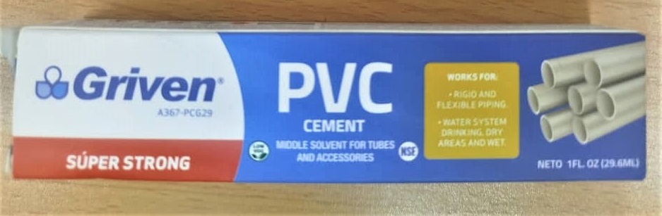 PEGAMENTO PARA PVC, MARCA GRIVEN