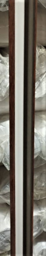 ESQUINERO EXTERIOR PARA REVESTIMIENTOS DE PAREDES DE WPC, MODELO 25-25, DIMENSIONES 25MM X 25MM X 2900MM.