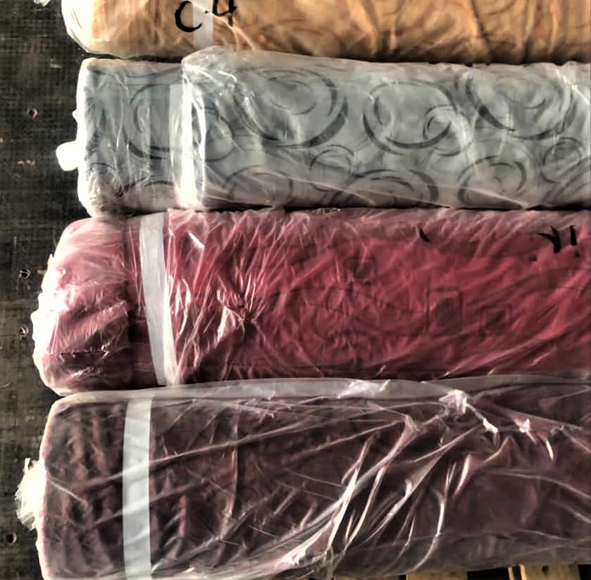 TEJIDO JACQUARD PARA CORTINAS, 280CM DE ANCHO, 100% POLIESTER, 180GR/M2, LISO COLORES SURTIDOS