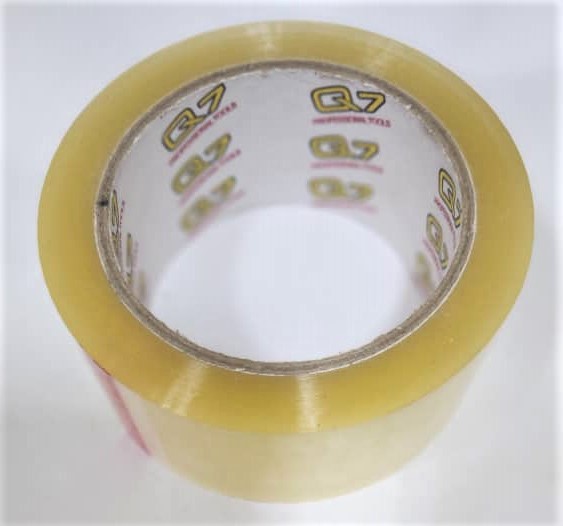 ROLLO DE CINTA PARA CAJAS TRANSPARENTE - 100 YARDS-Q7