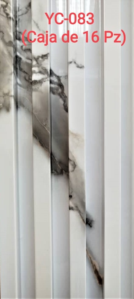 PANEL WPC (WOOD PLASTIC COMPOSITE) PARA REVESTIMIENTO DE PAREDES, MODELO No. 168-24# YC-083, DIMENSIONES 168MM X 24MM X 2900MM.