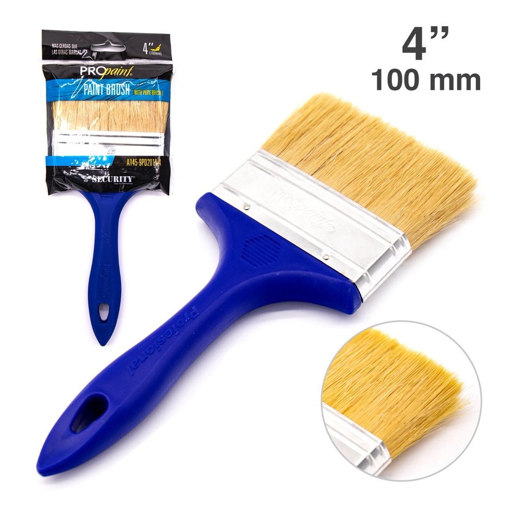 BROCHA PARA PINTAR 4", MARCA PRO PAINT