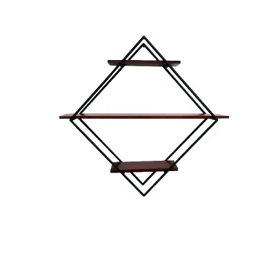 Estante rómbico de pared