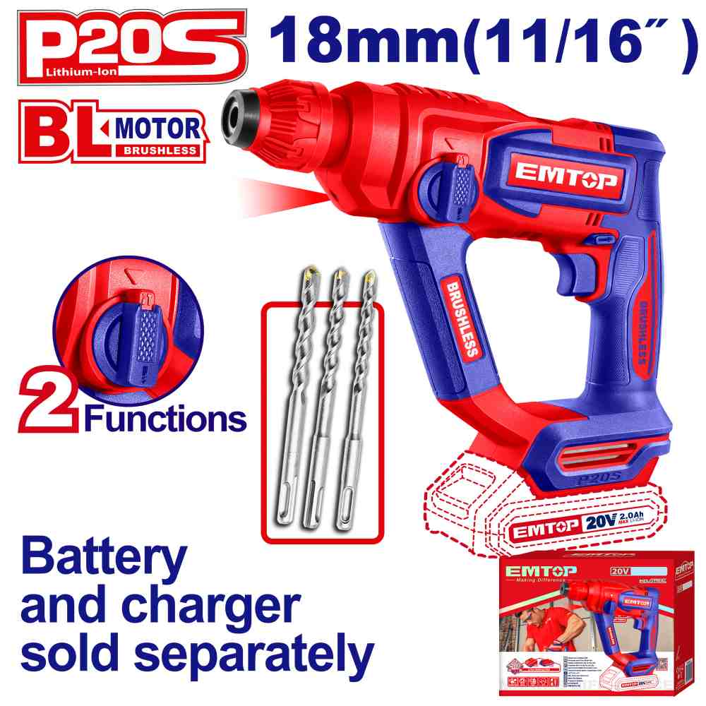 Perforador rotativo inalámbrico