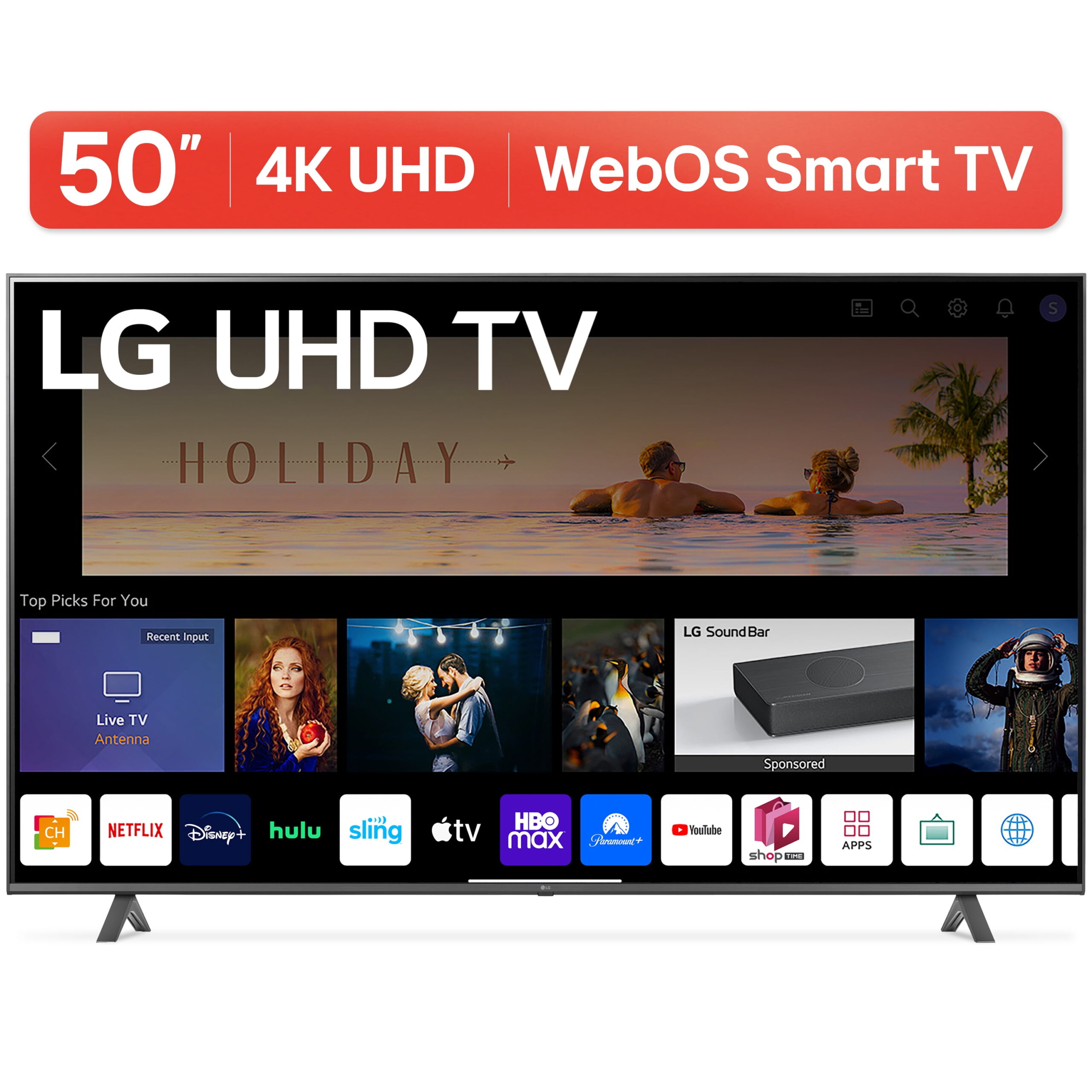 LG 50" 4K UHD Smart TV 2160p webOS