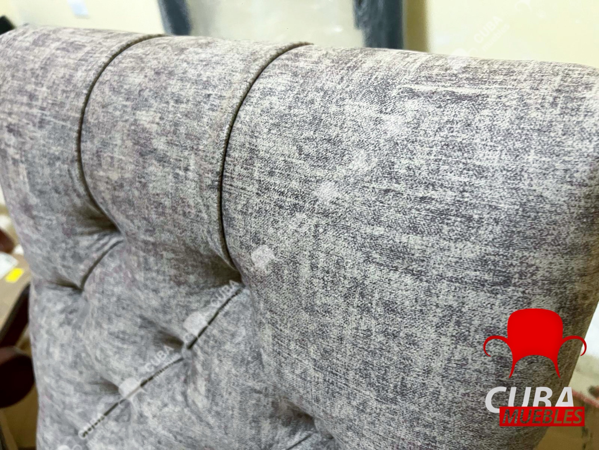 Sillones Chester Microfibra Gris!