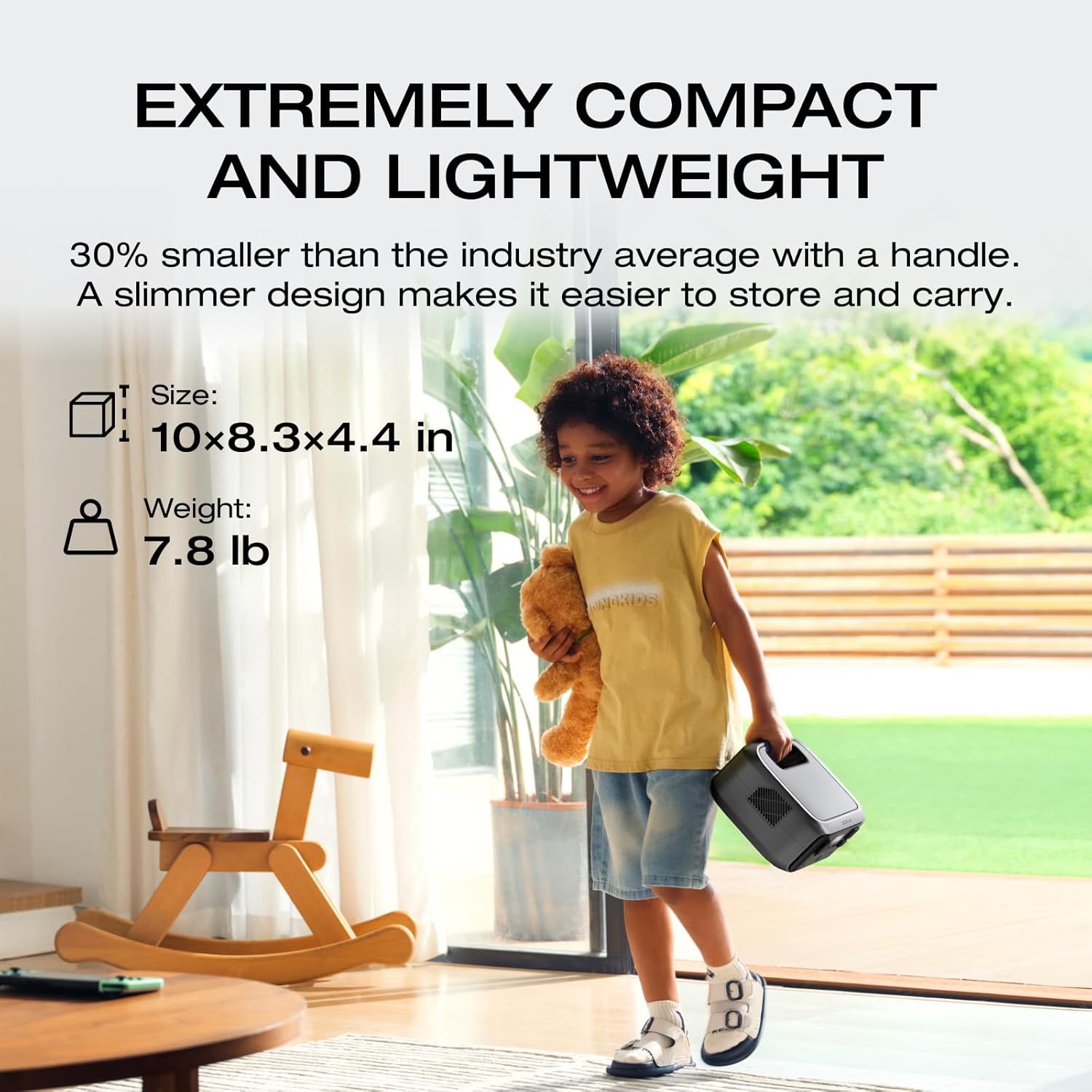 EF ECOFLOW Generador solar RIVER 3 con panel solar de 45 W, estación de energía portátil de 245 Wh, batería LiFePO4 de 300 W hasta 600 W de salida de CA, <20 MS UPS