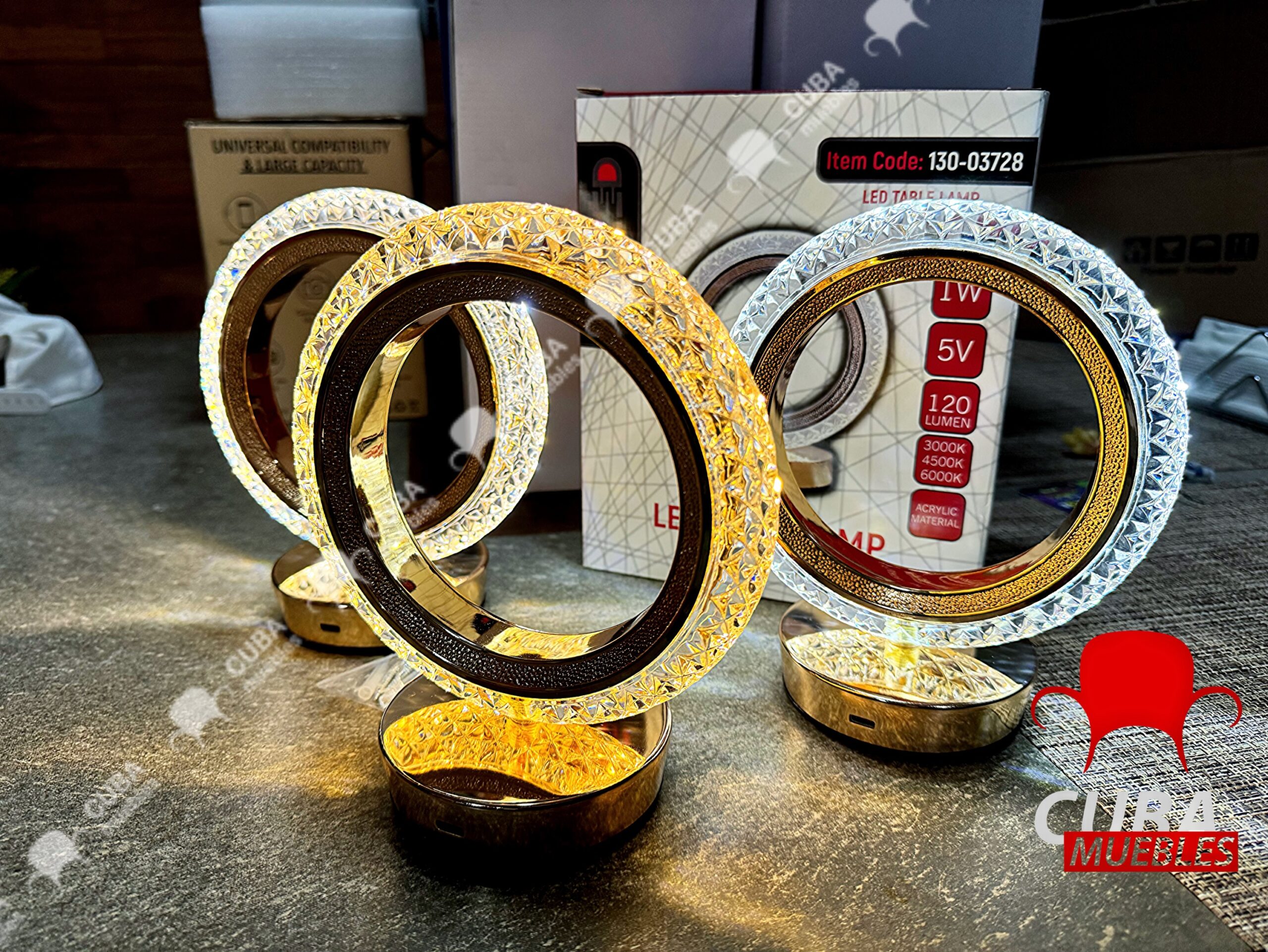 Lámparas modernas de mesita