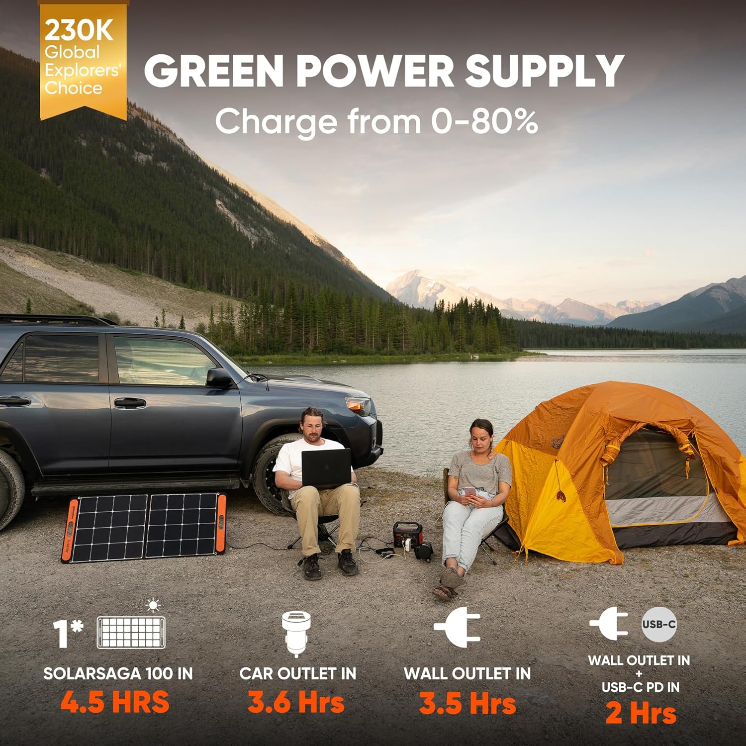 Jackery Estación de energía portátil Explorer 300, batería de litio de respaldo de 293 Wh, generador solar para exteriores, camping, viajes, caza, apagón.