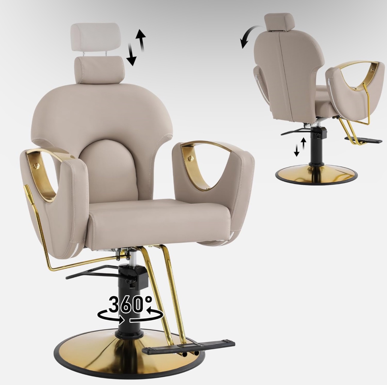 Sillón de lujo para Estilista.