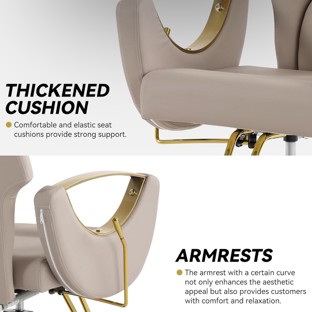 Sillón de lujo para Estilista.