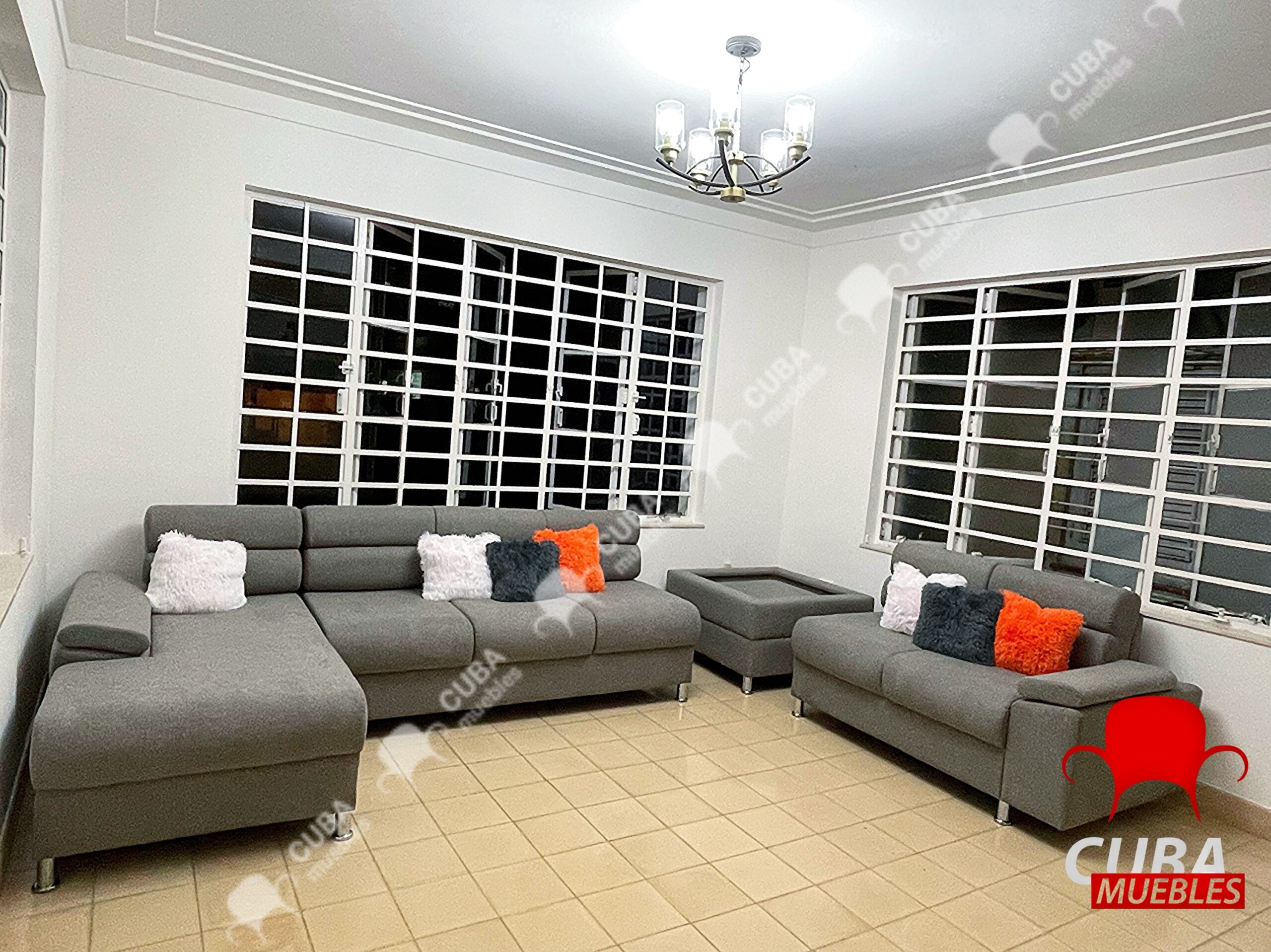 Chaise Longue Andrea en U