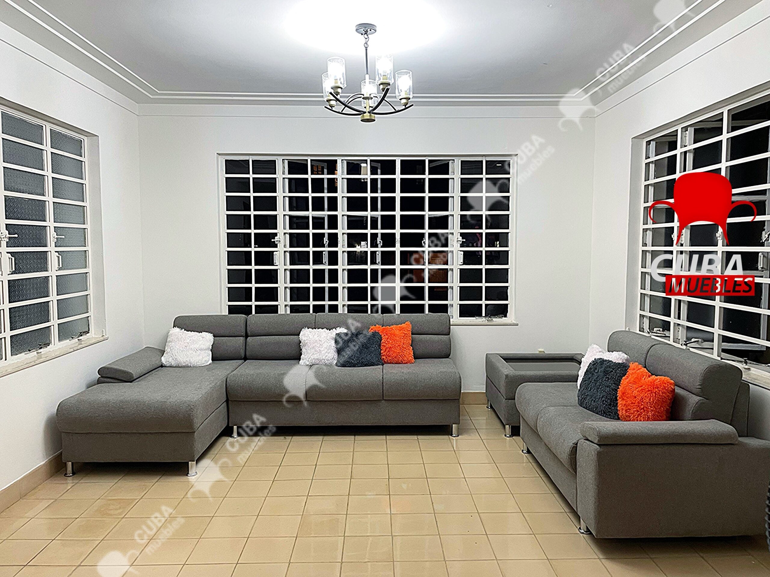 Chaise Longue Andrea en U