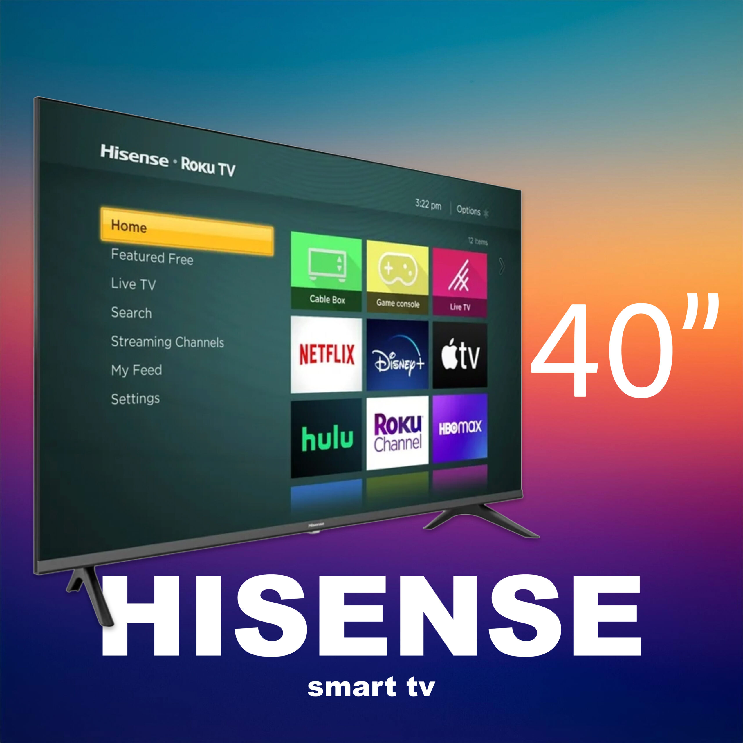 Smart tv HISENSE 40"
