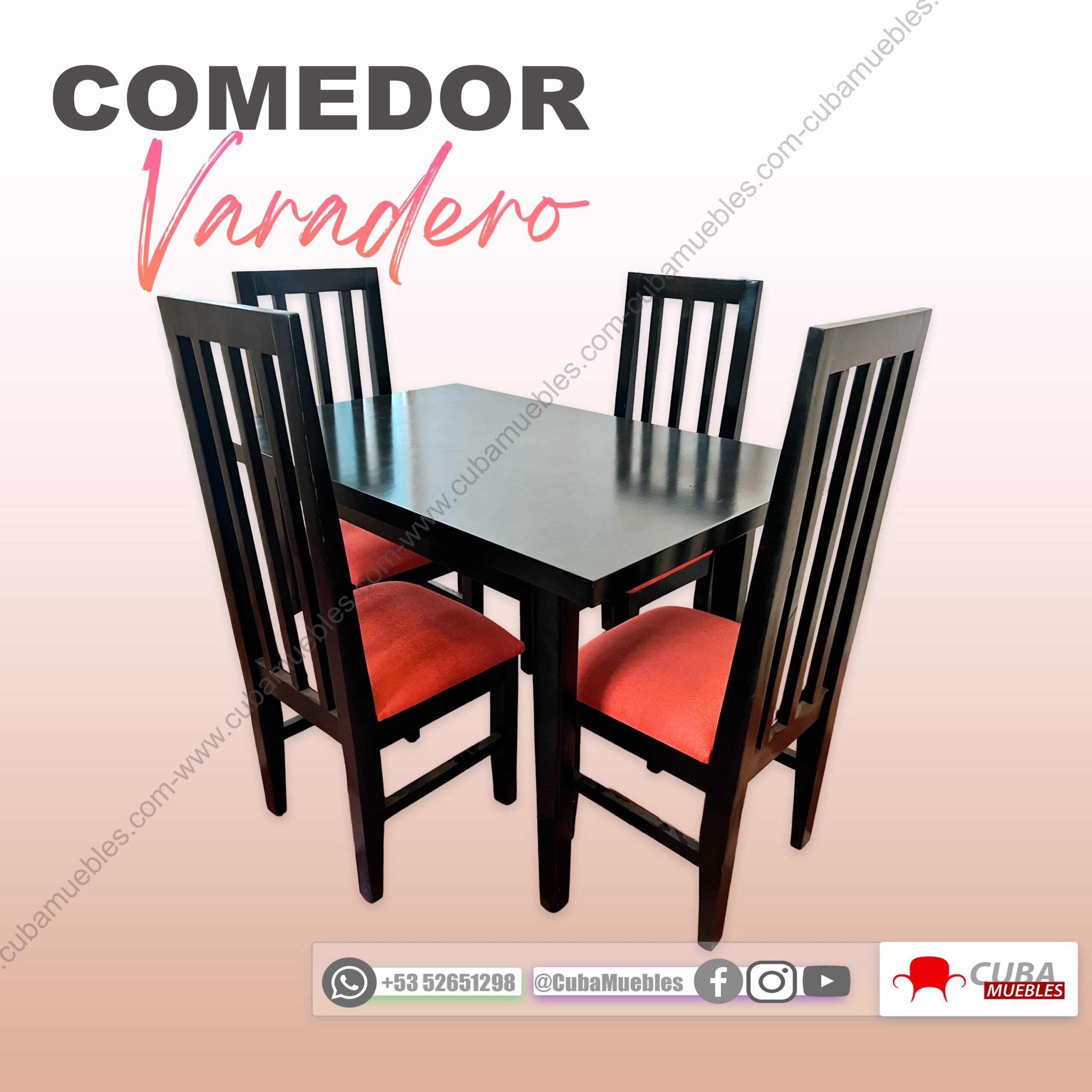 Comedor Varadero 4 sillas