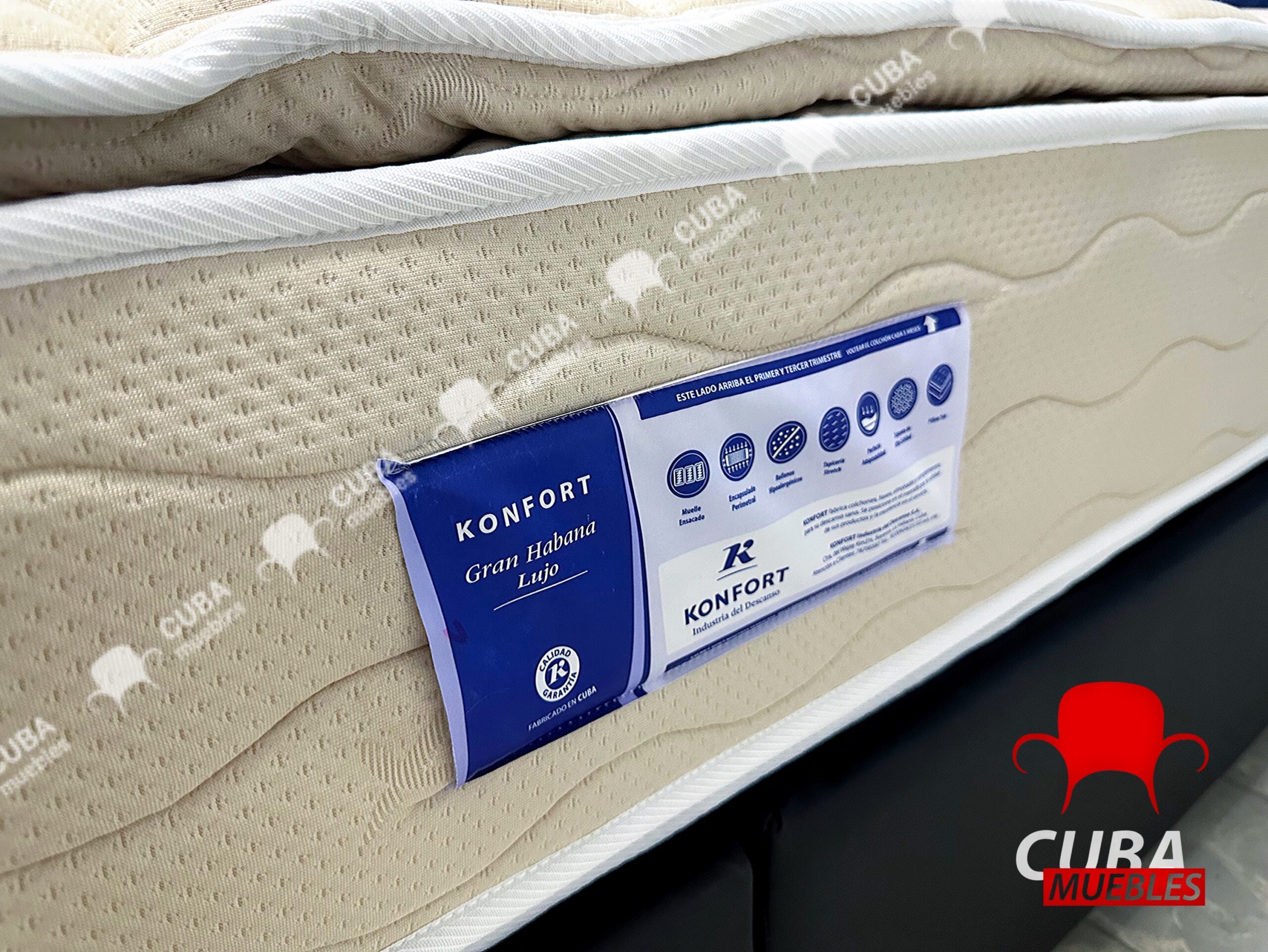 Cama EPOQUE Light king size en flexy vinil negro