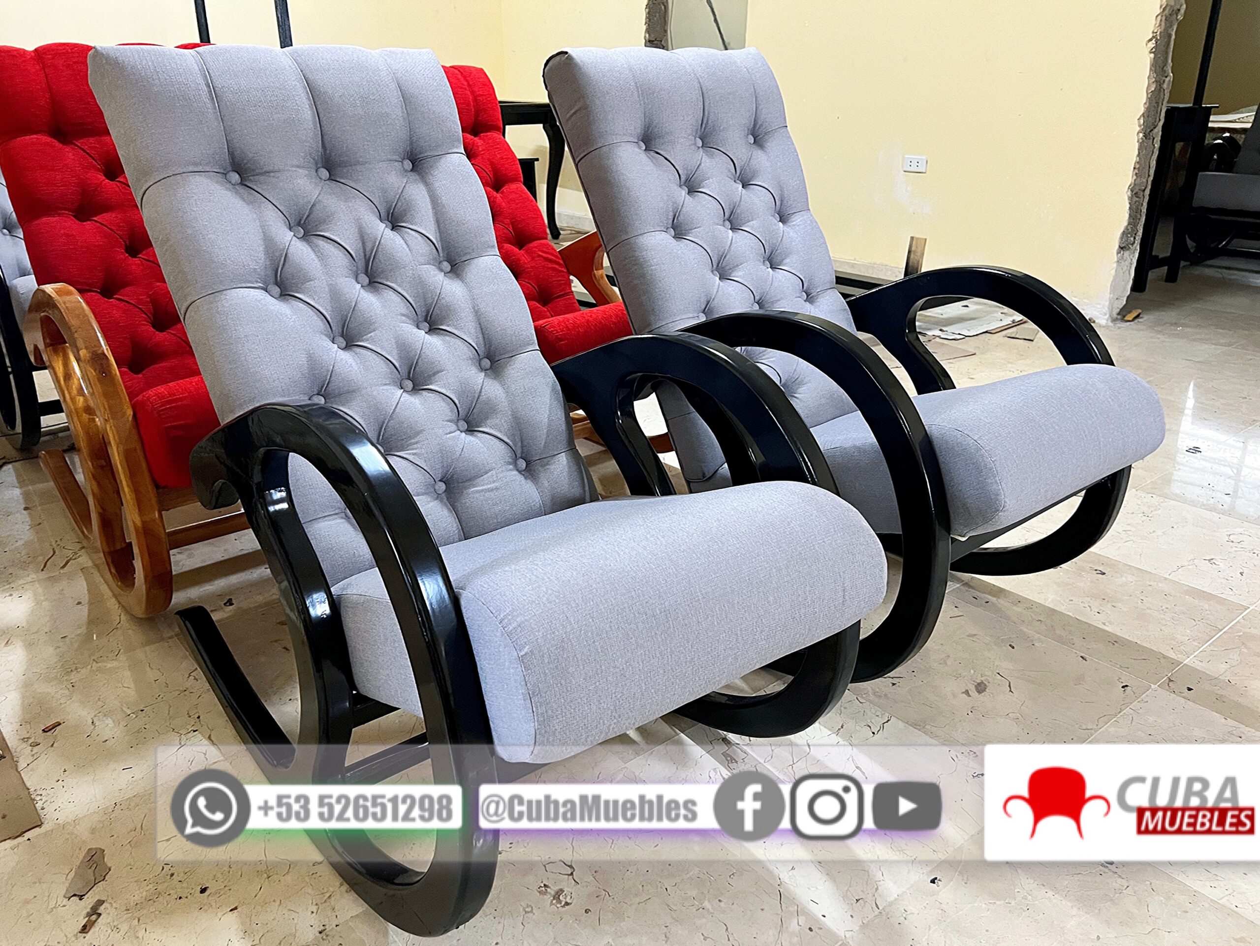 Sillones Chéster Grises