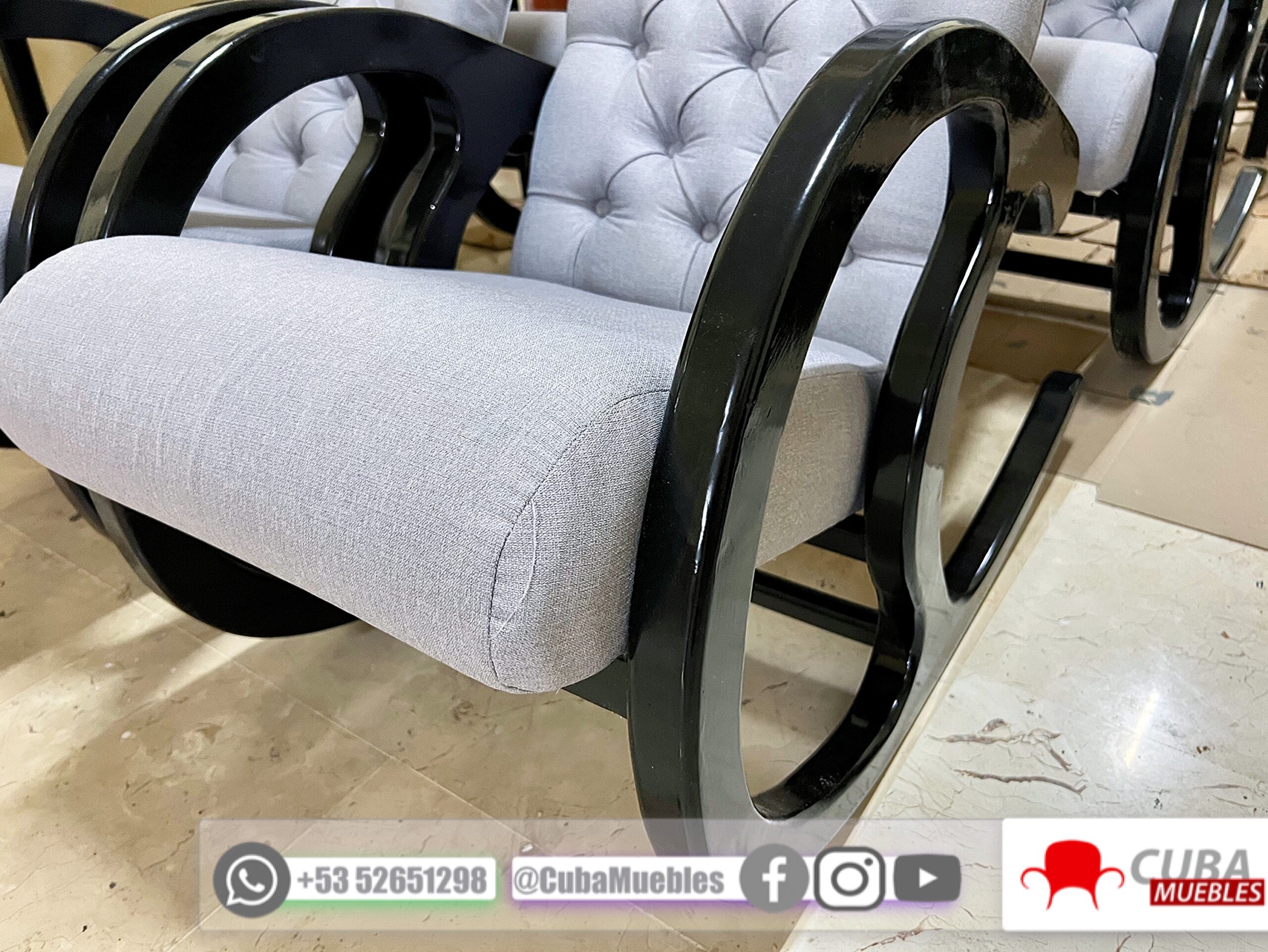 Sillones Chéster Grises