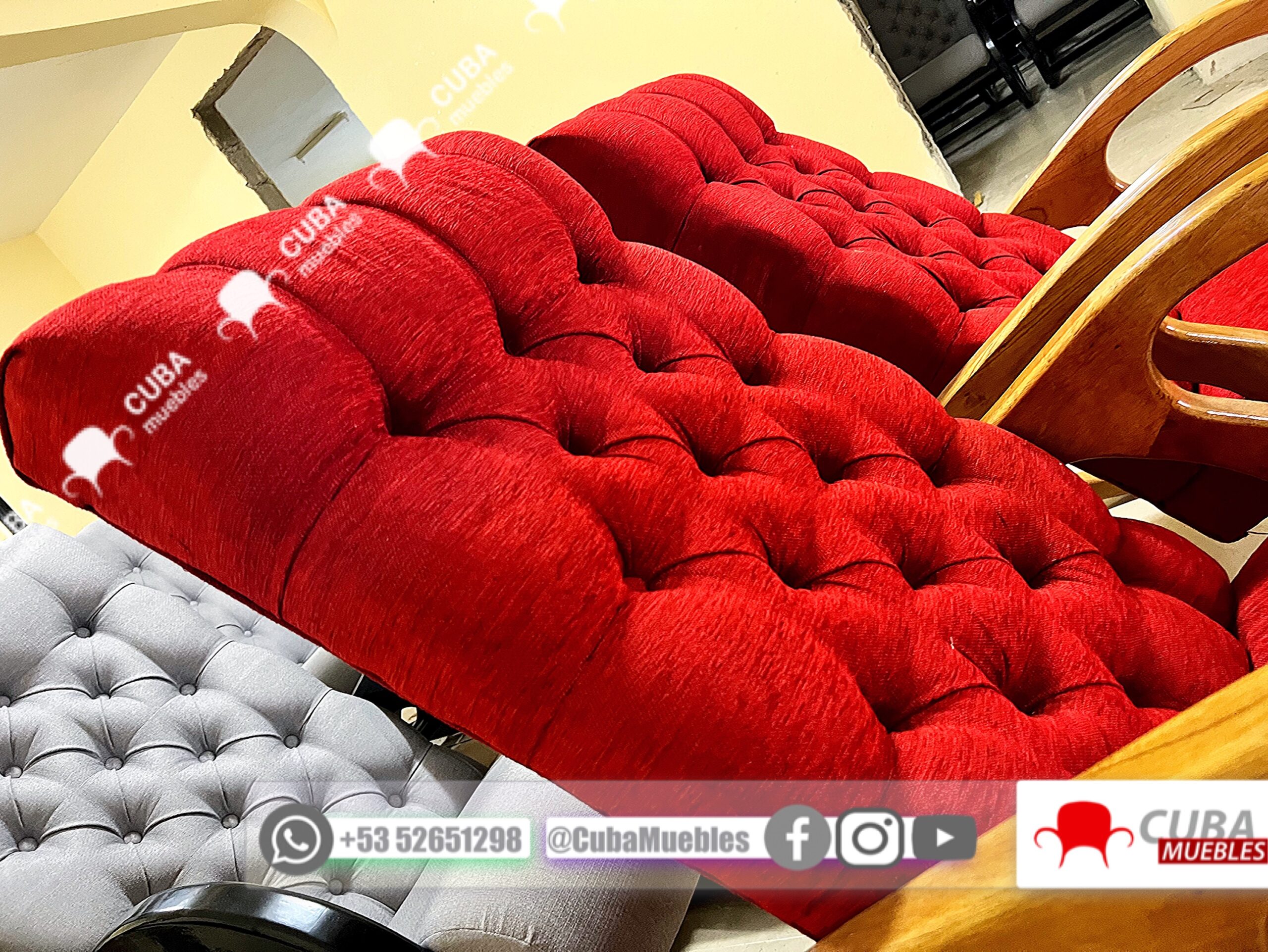 Sillones Chéster Rojos