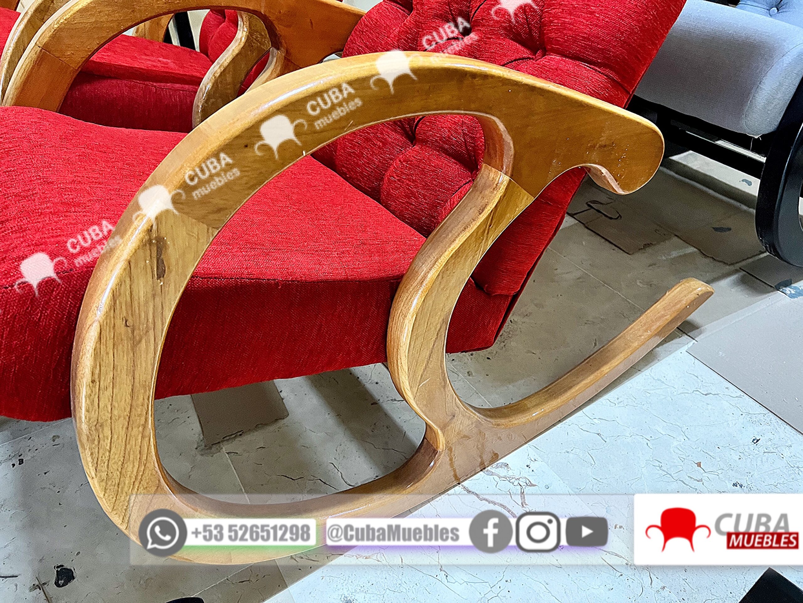 Sillones Chéster Rojos