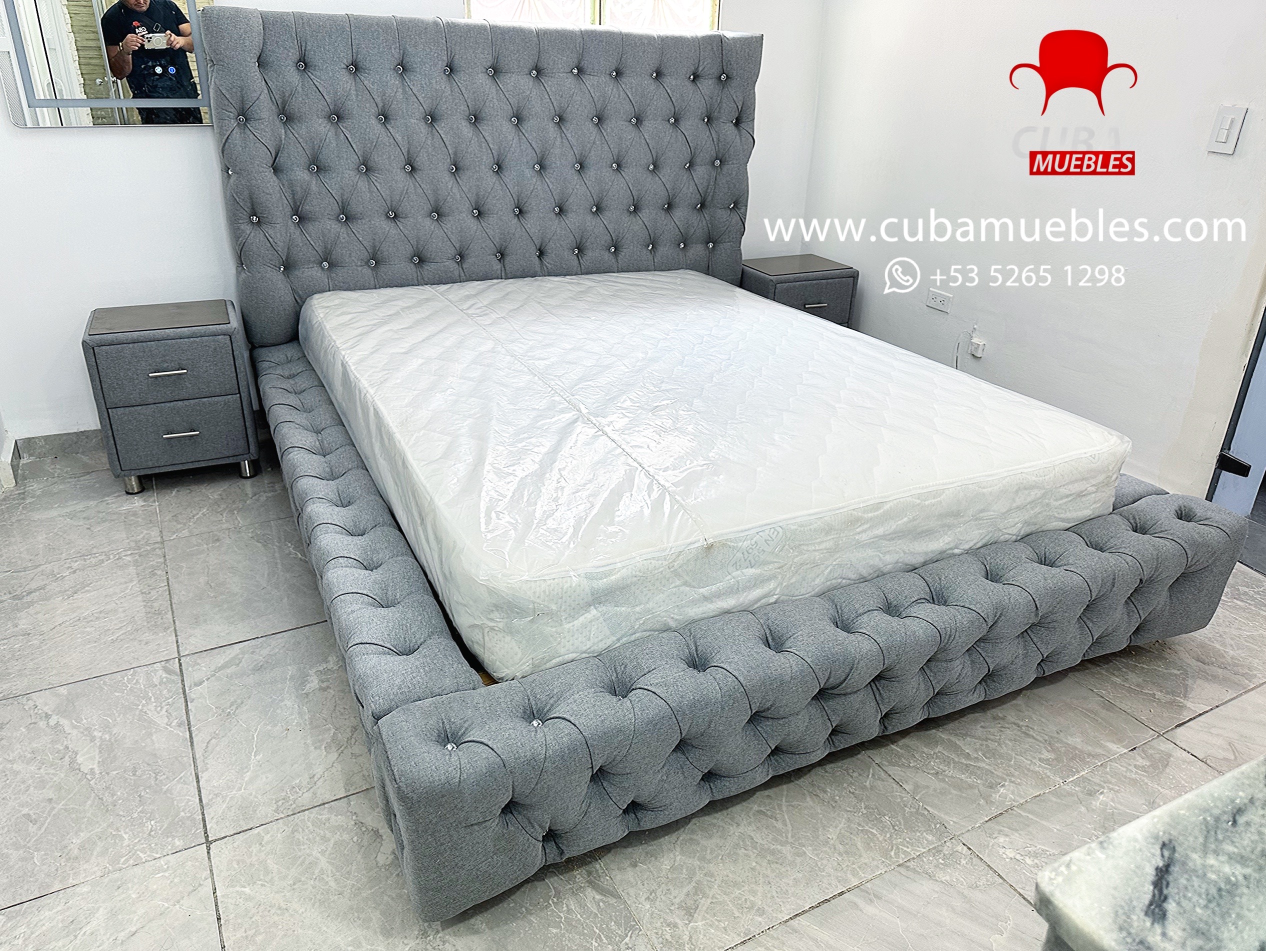 Cama Epoque Moderna Queen Size