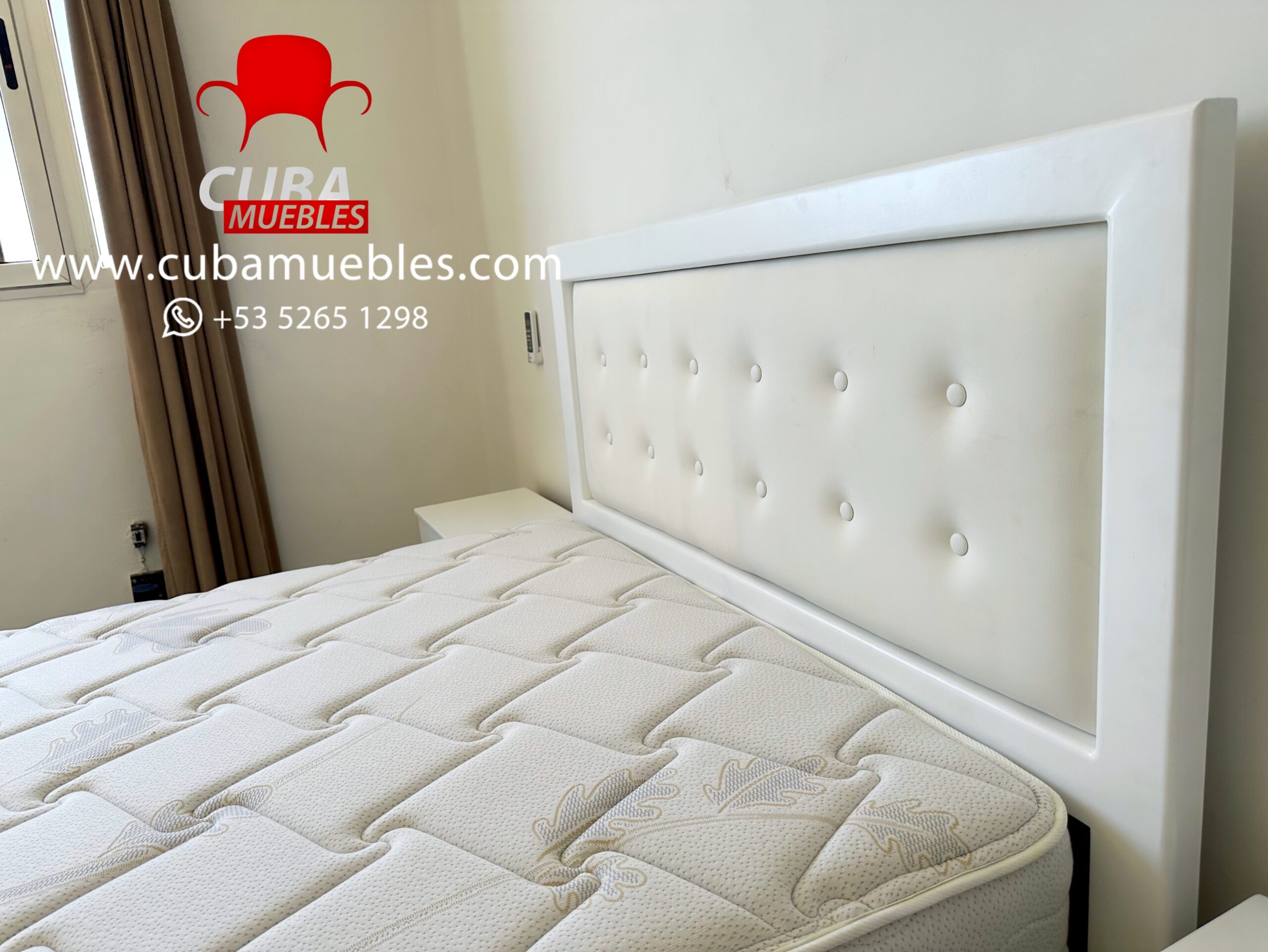 Cama Virgin Camera Blanca