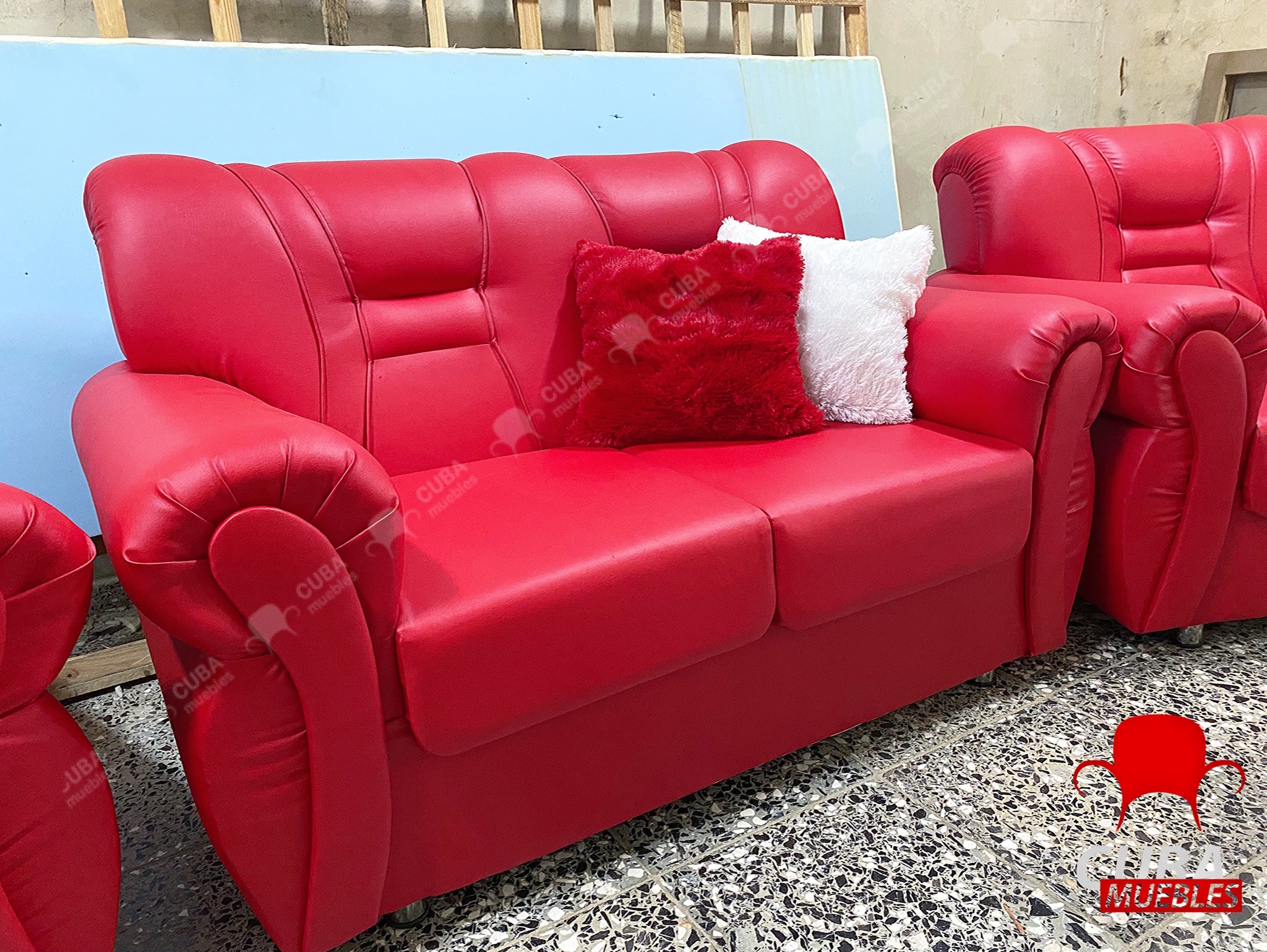 Brasileño Moderno "Sofá 2 plazas y 2 butacas"