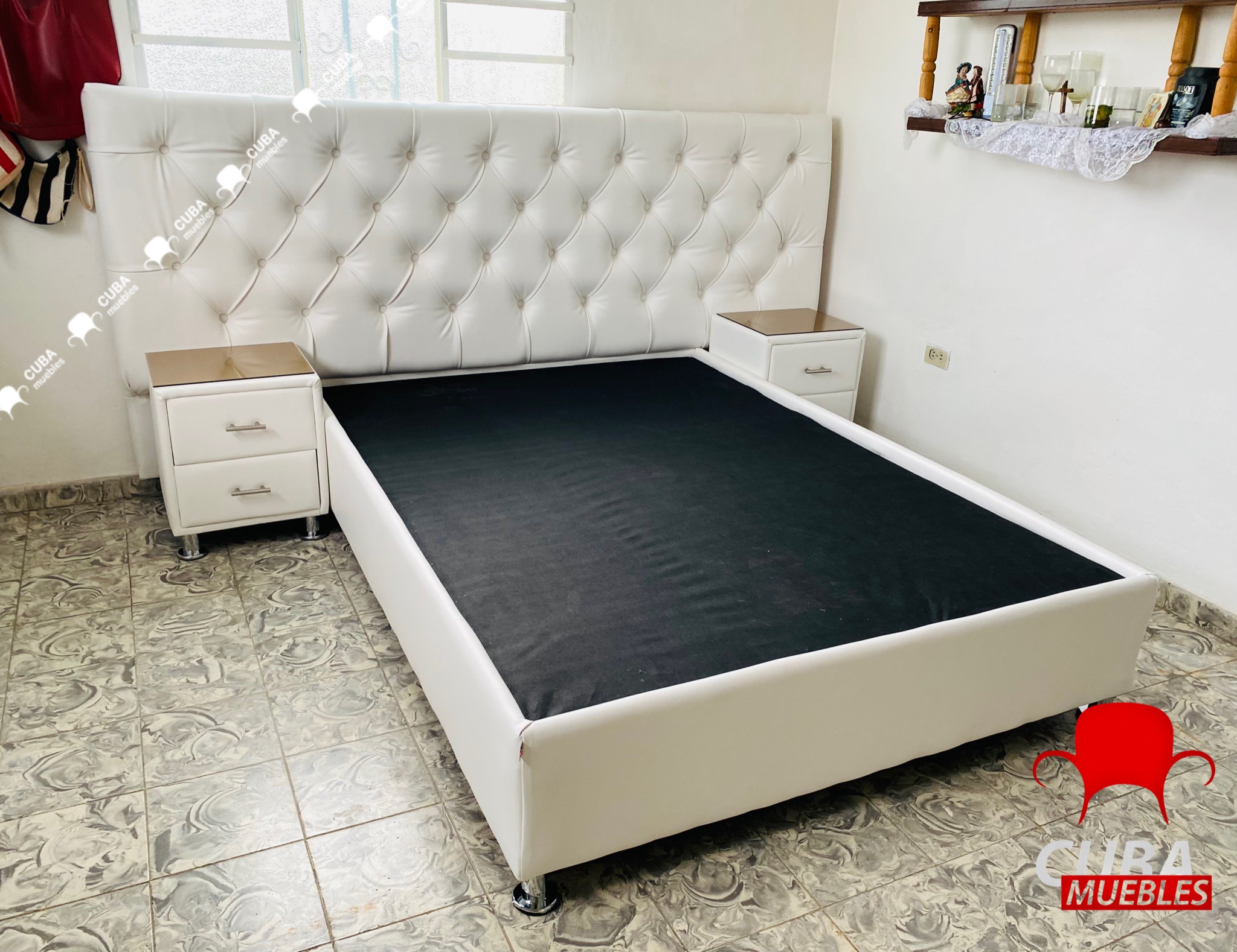 Cama FULL Capitoné (camera)