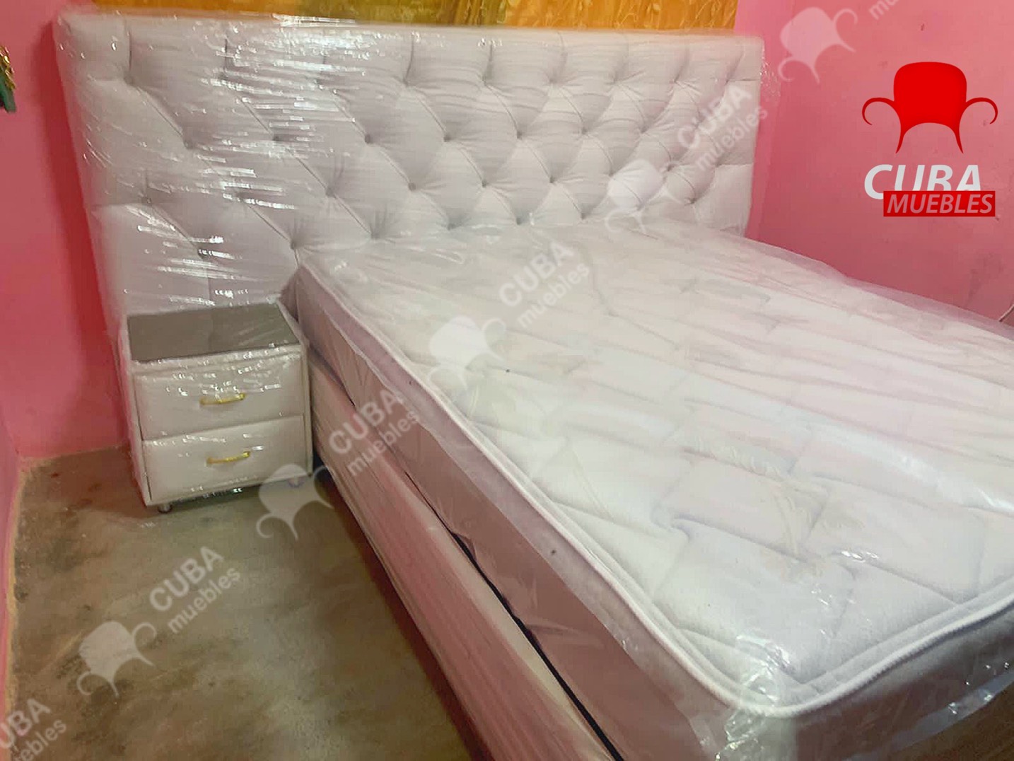 Cama FULL Capitoné (camera)