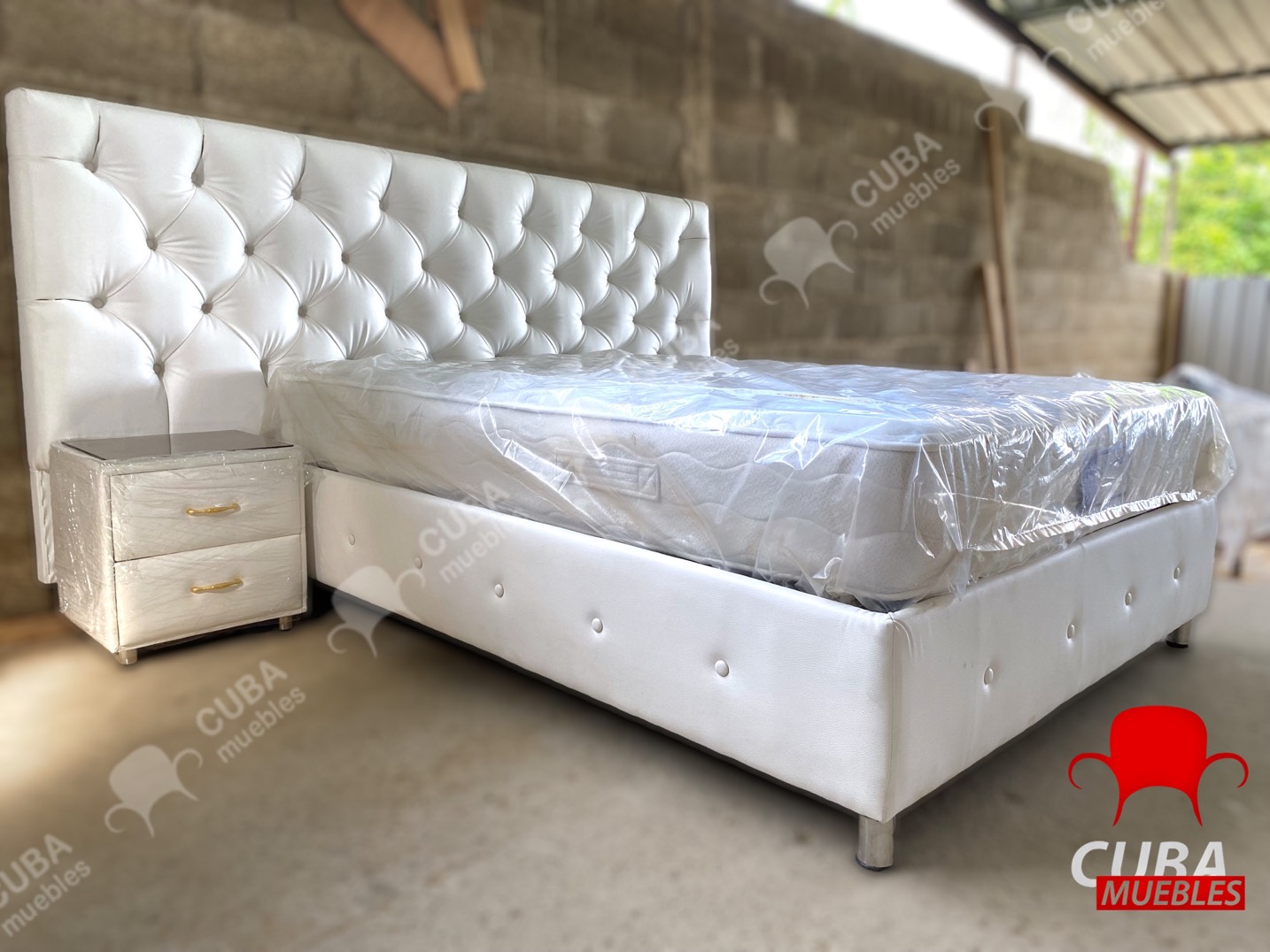 Cama FULL Capitoné (camera)