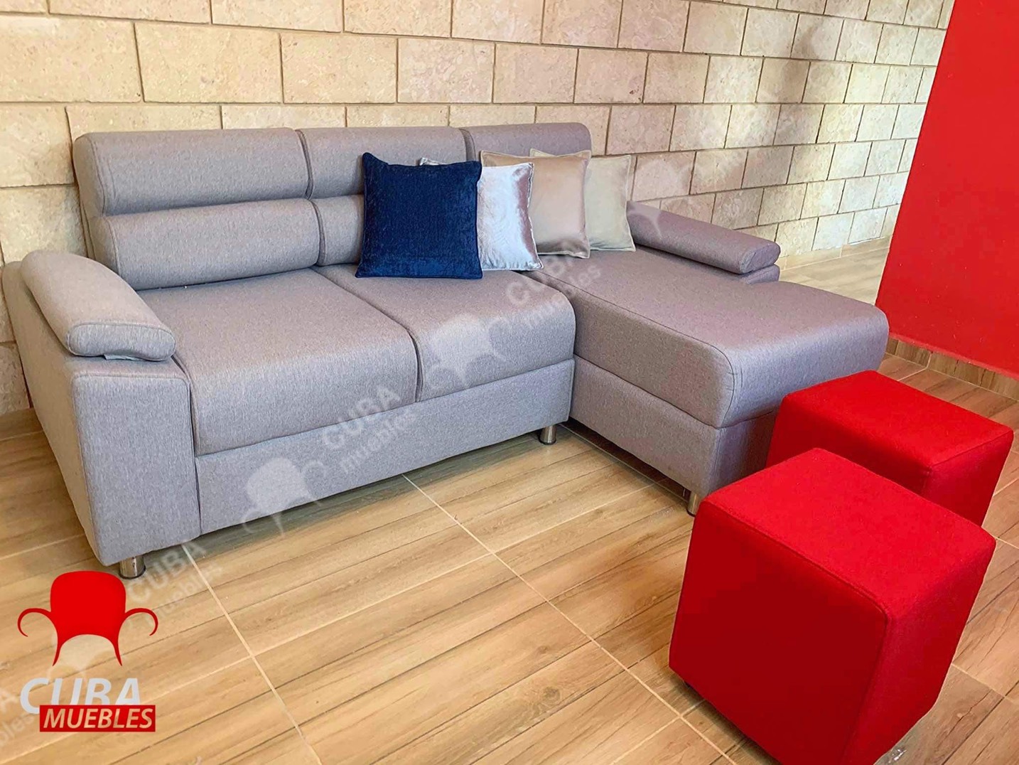 Andrea Tiny 4 - Yute Gris - 2 plazas