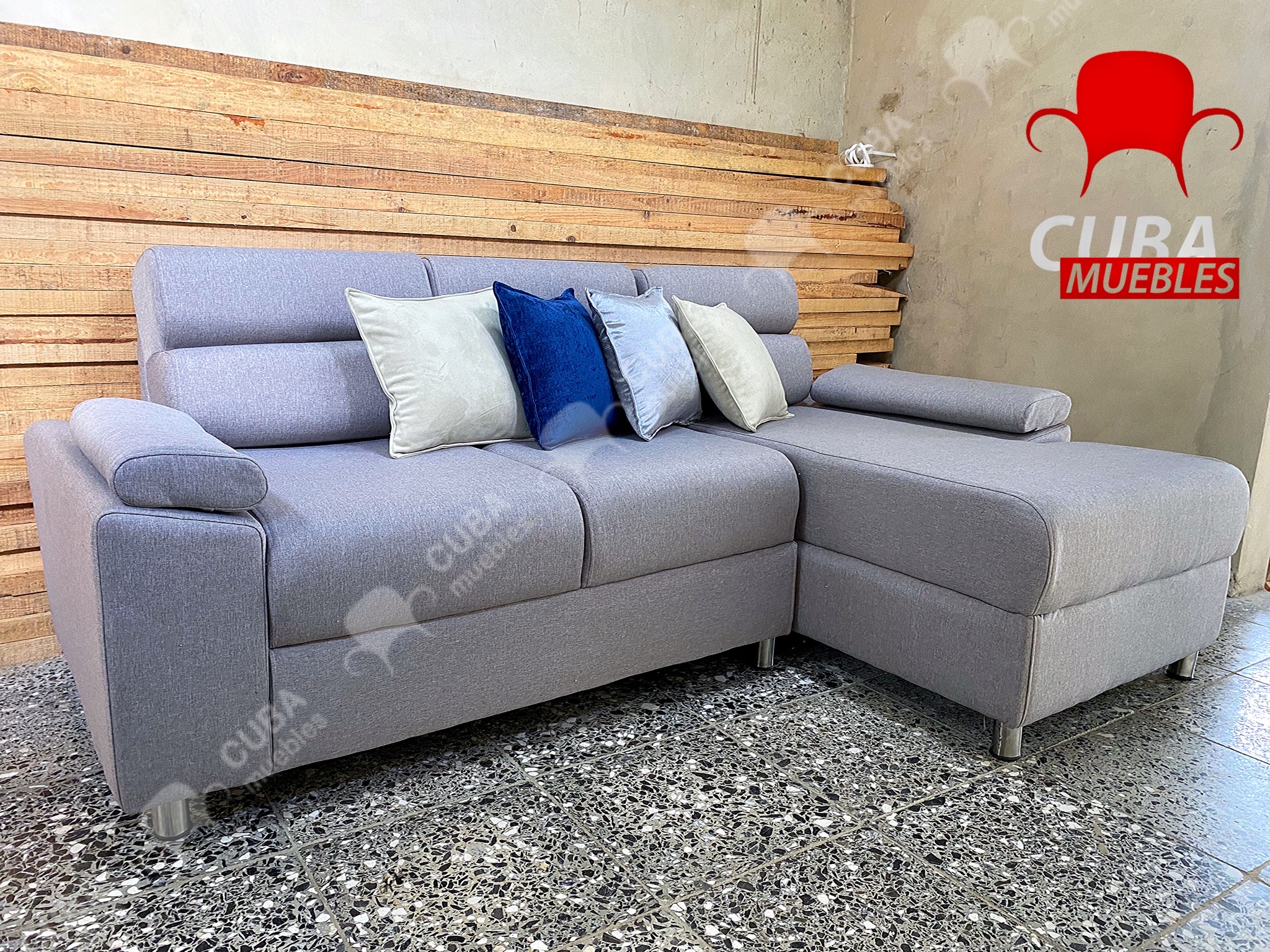 Andrea Tiny 4 - Yute Gris - 2 plazas