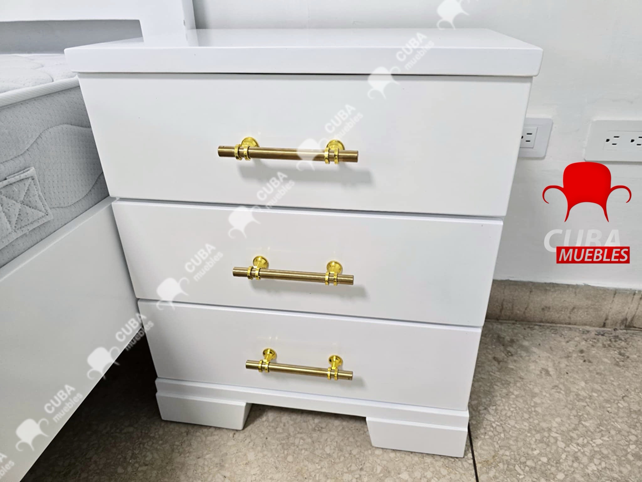 Cama Virgin Blanca Completa 3/4