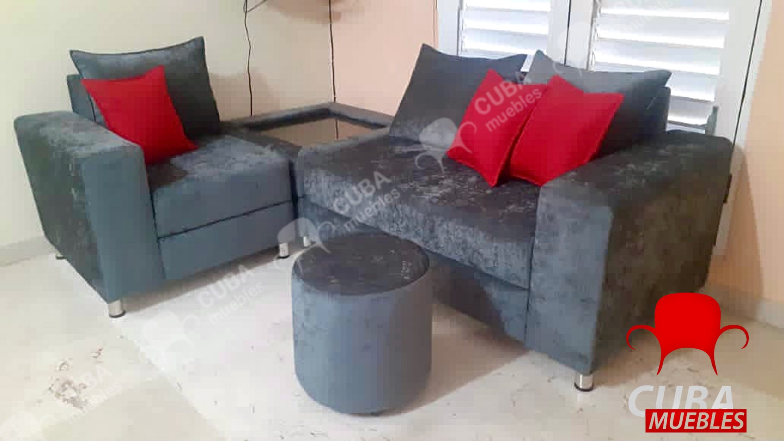 Pretty Nice esquinero Chenille Gris