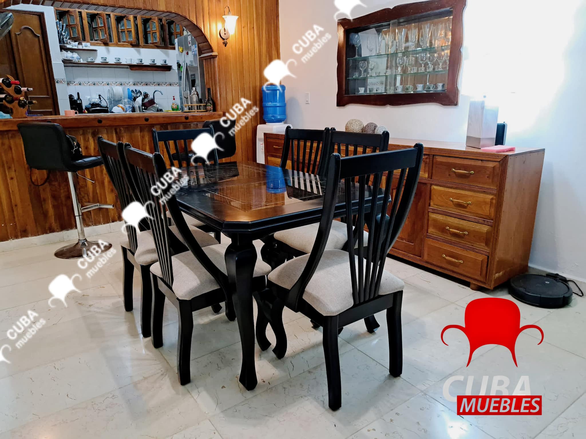 Comedor TROPICAL de 6 Sillas
