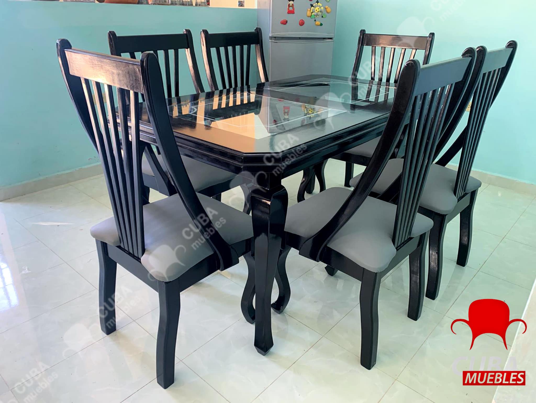 Comedor TROPICAL de 6 Sillas