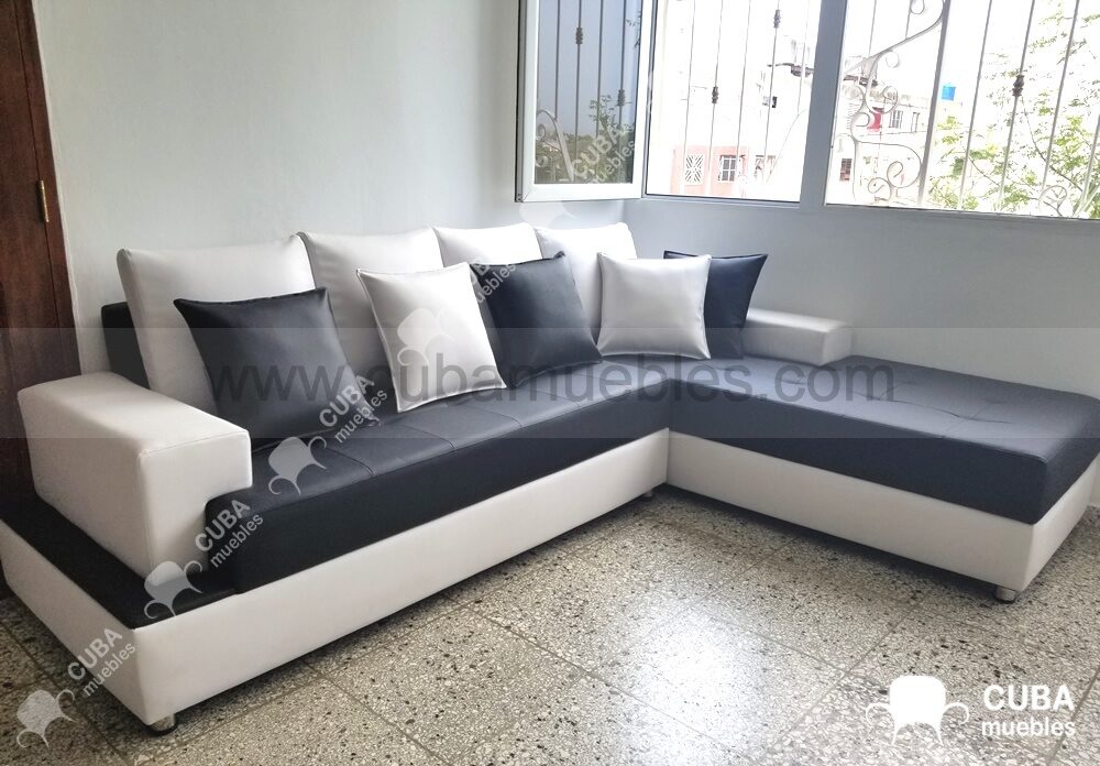 VENECIA Chaise Longue (3 plazas + 5 cojines decorativos)
