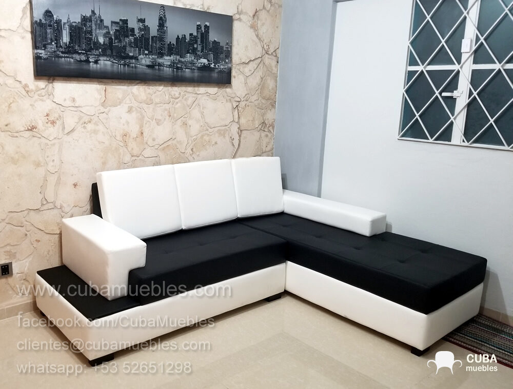 VENECIA Chaise Longue (3 plazas + 5 cojines decorativos)