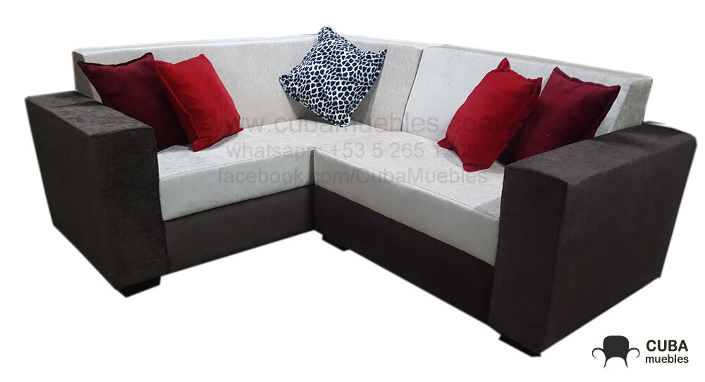 Esquinero Pretty 2 plazas y 2 plazas.