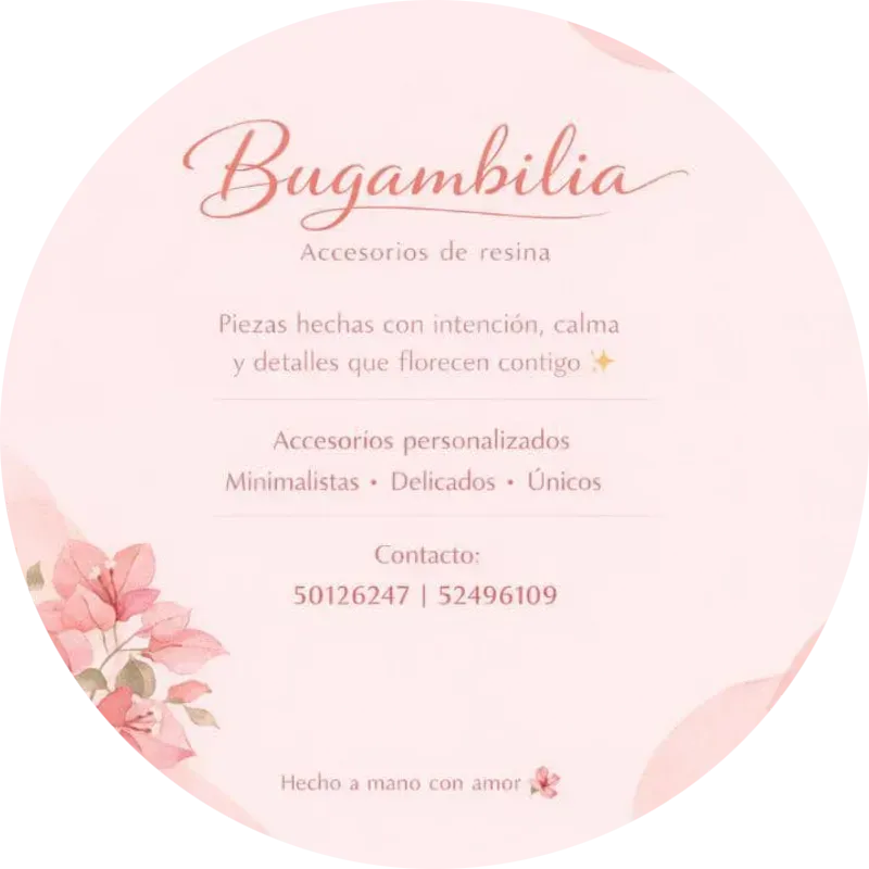Bugambilia, Accesorios con Resina