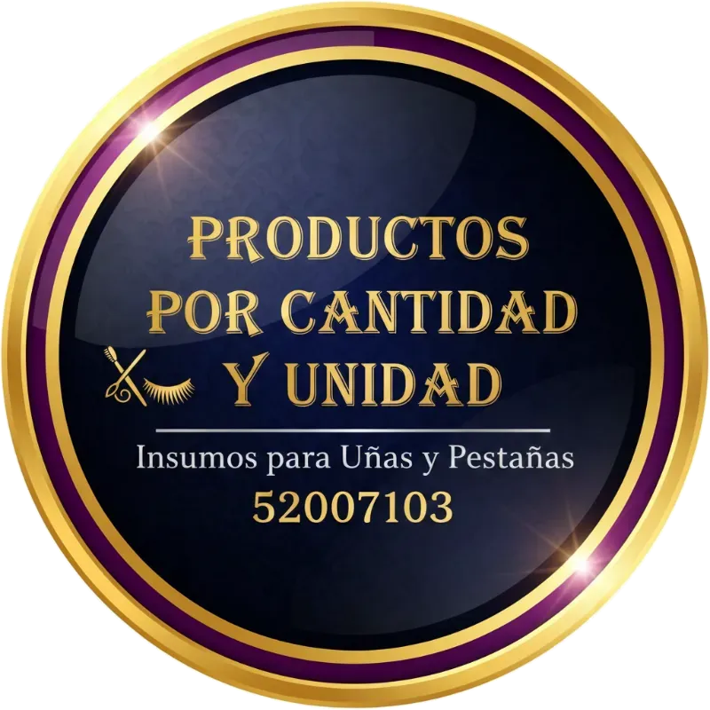 Venta de productos de uñas y pestañas por cantidad y por unidad