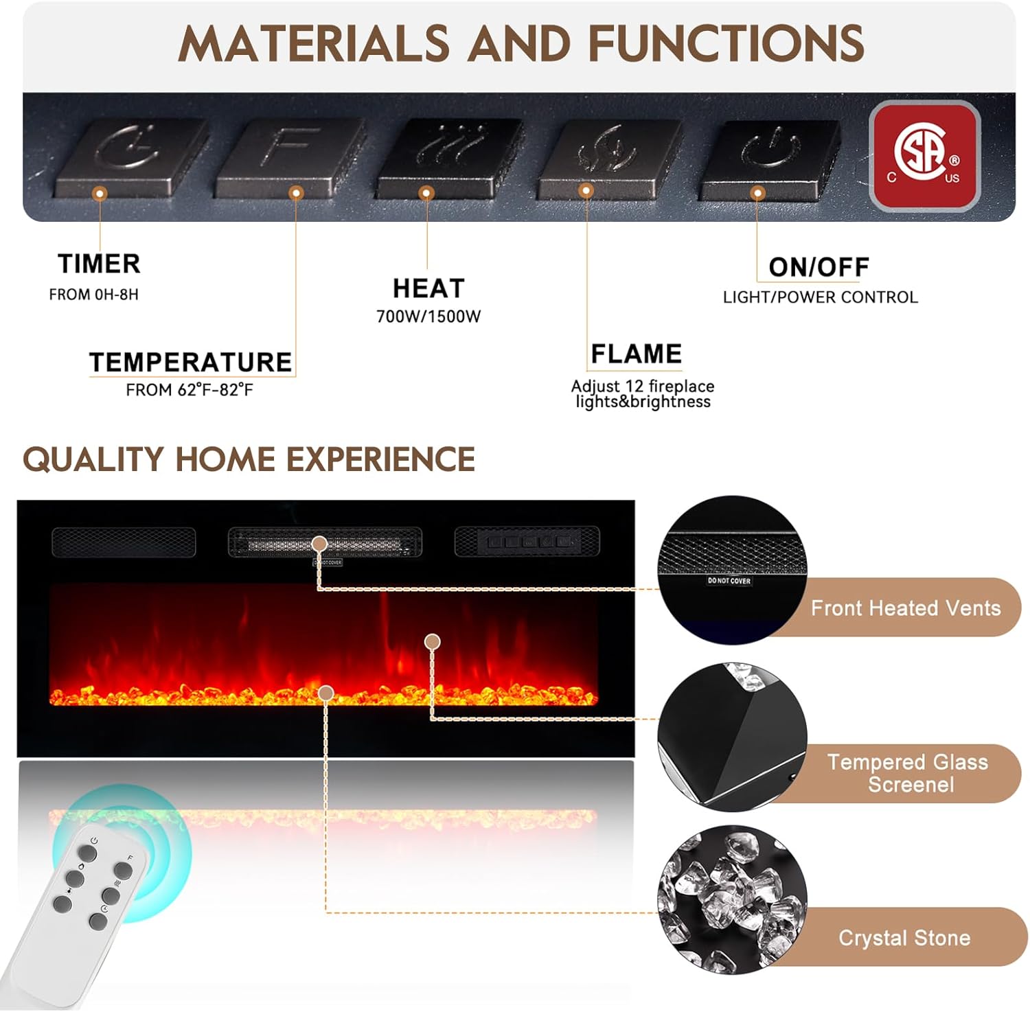 Soporte de TV de 70 pulgadas para sala de estar, centro de entretenimiento moderno y consola multimedia, se adapta a televisores de hasta 80 pulgadas, armario de almacenamiento con estantes