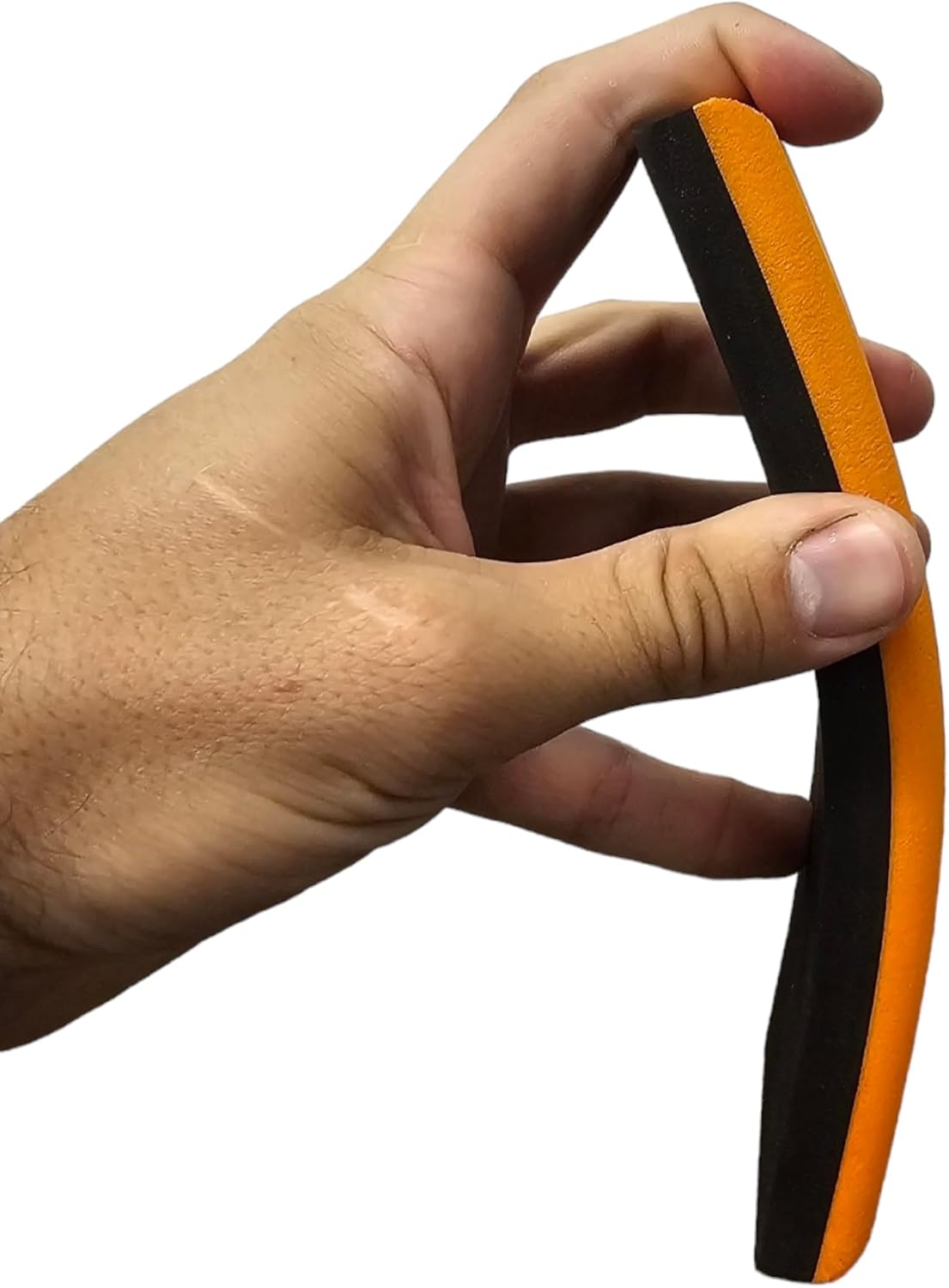 Kit de bloque de lijado, 4 piezas, gancho flexible o pegajoso, automotriz, paño de limpieza de microfibra, naranja (Hook & Loop)