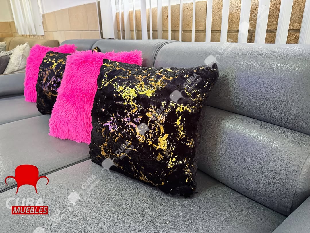 Andrea Tiny en Microfibra Gris Oscuro o Polipiel Gris