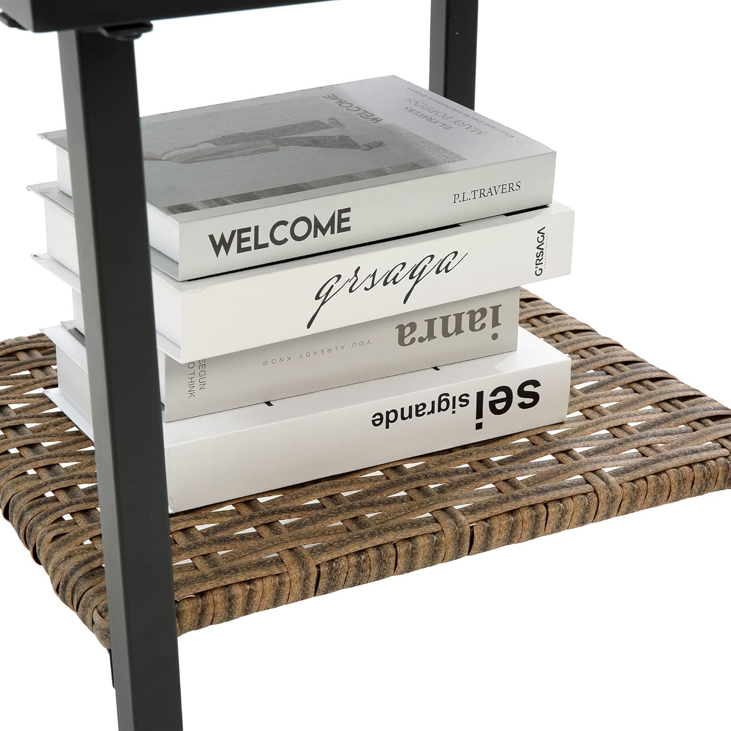 3pcs Rocking Rattan Set Wholesale Leisure Chair Outdoor Rattan Rocking Chair Set Grey