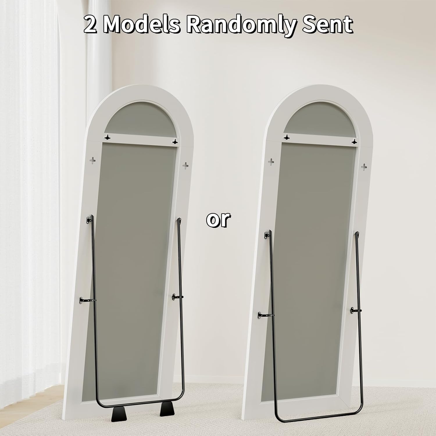 Espejo de longitud completa con luces LED de 56 x 20 pulgadas