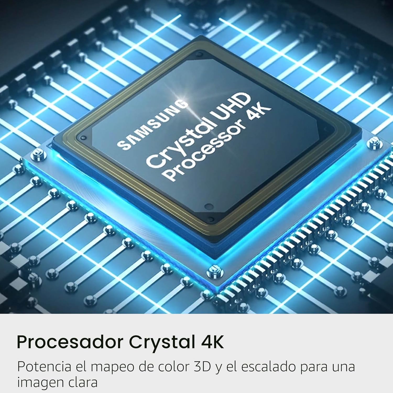 Samsung TV Inteligente Crystal UHD U8000F 4K de 65 Pulgadas Clase  Contenido Gratuito Infinito, Procesador Crystal 4K, Diseño MetalStream, Seguridad Knox, Alexa Integrado