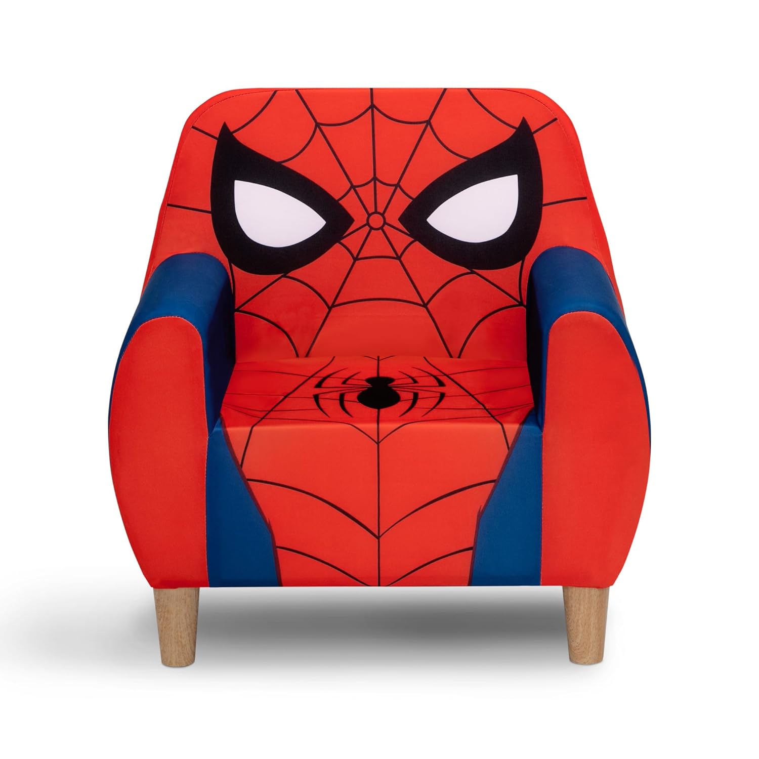 Delta Children Silla de espuma Marvel Spider Man para niños, color rojo